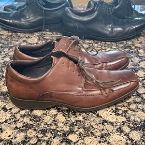 Kenneth Cole Men's Brown Leather Dress Shoes
